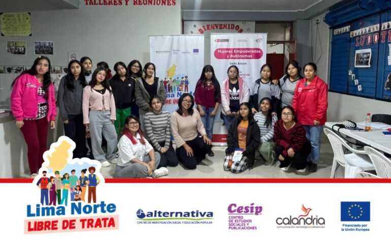  Taller “Formándose para la Vida” fortalece el autoconocimiento y la autoestima en adolescentes de Ancón con el apoyo de Alternativa Centro